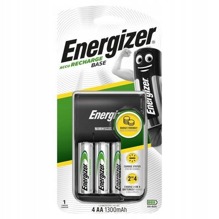 ENERGIZER BATERIE AKUMULATORKI AA R6 + ŁADOWARKA