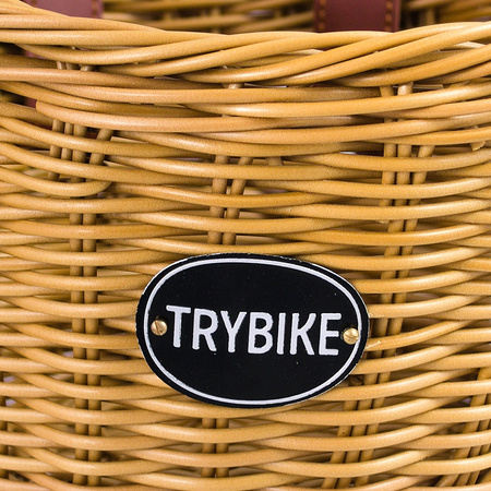 WIKLINOWY KOSZYK na ROWER HULAJNOGĘ dla dzieci RETRO KOSZ do roweru