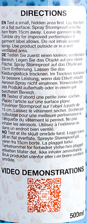 STORM IMPREGNAT DO BUTÓW ODZIEŻY HYDROFOBOWY 500ml