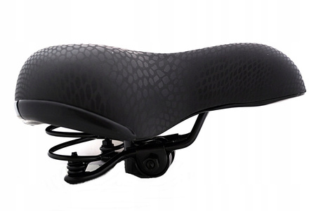 Siodełko rowerowe damskie SPRĘŻYNY ODBLASK JET SEL