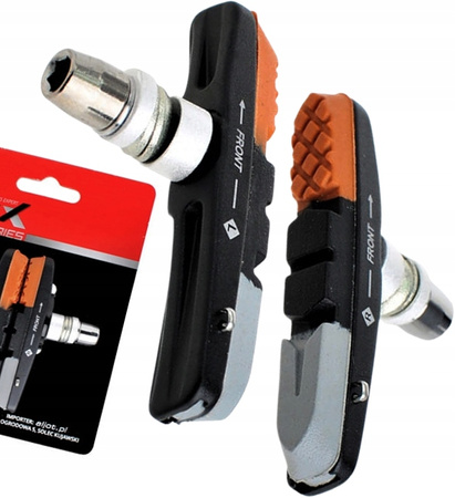 PROX KLOCKI HAMULCOWE 955VC WYMIENNE OKŁADZINY Pomarańczowo Szare