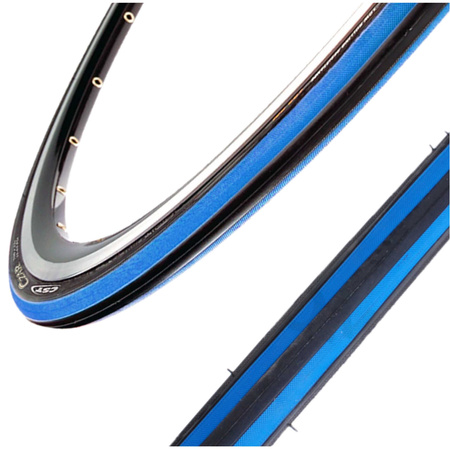 Opona Rowerowa CST CZAR 700x23c Drut Szosa Niebieska/ Czarna 27 TPI