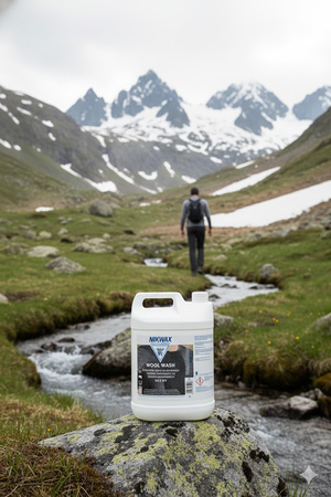 NIKWAX Wool Wash Płyn do Prania Wełny Merino Bielizna Termoaktywna 5 Litrów