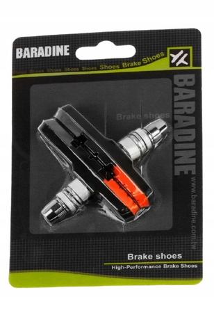 BARADINE KLOCKI HAMULCOWE V-BRAKE 960V ORANGE 72mm
