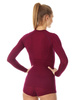 WEŁNIANA DAMSKA BLUZA NARCIARSKA BRUBECK MERINO S BORDOWA