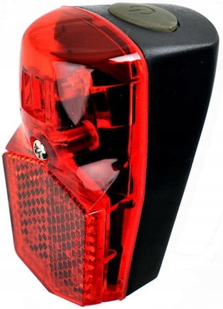 XC114 LAMPKA ROWEROWA LED Z ODBLASKIEM NA BŁOTNIK