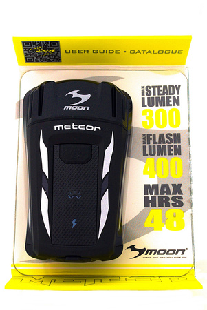 MOON METEOR C3 Lampka rowerowa przednia USB 400 LM