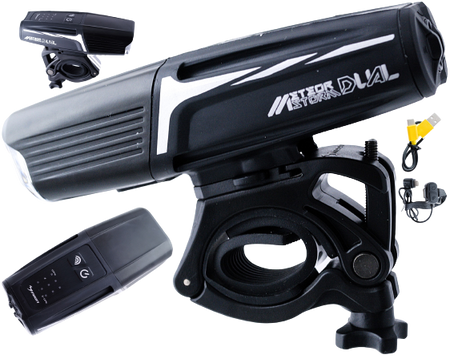 MOON METEOR STORM DUAL lampka rowerowa 1300 lm FOG