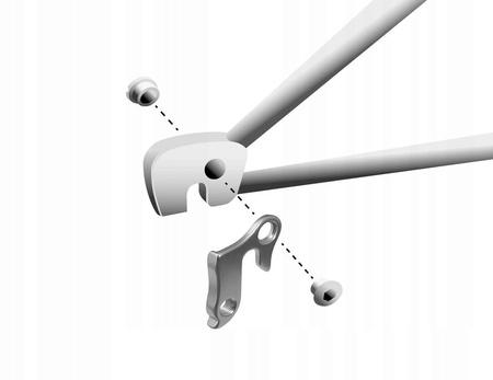 Hak PRZERZUTKI TYLNEJ DO RAM ALUMINIOWYCH GW-5A