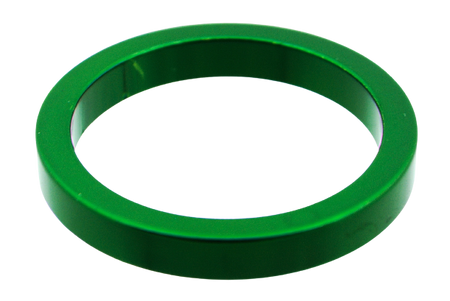 DYSTANS PODKŁADKA sterów/mostka 1 1/8” AHEAD ZIELONA 5 mm