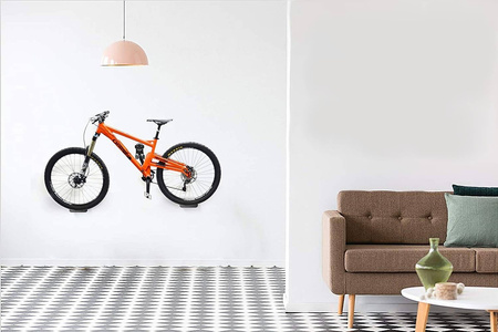 Wieszak Na Rower Uchwyt Za Pedał z Podkładkami Na Ścianę Pod Koła Zestaw