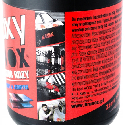 BRUNOX EPOXY ŚRODEK NA RDZĘ I PODKŁAD 250 ml