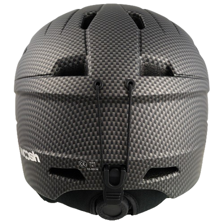 KASK NARCIARSKI KASK SNOWBOARDOWY carbon matowy XL +GRATIS