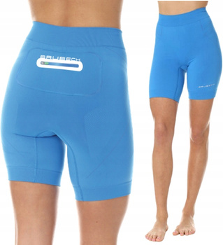 BRUBECK Legginsy sportowe spodenki KOLARKI 1/2 M