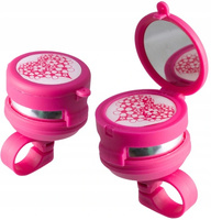 DZWONEK ROWEROWY DZIECIĘCY Z LUSTERKIEM SERCE 55MM