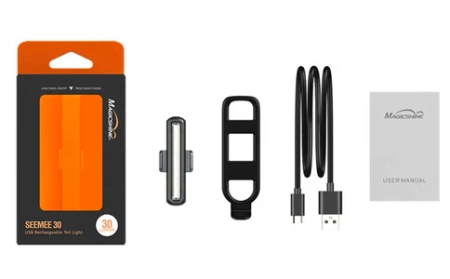 Lampka Rowerowa Tylna USB MAGICSHINE SEEMEE 30 lm V2.0 Czujnik Światła