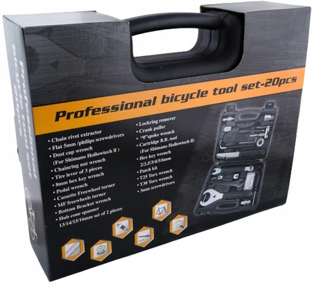 PROX ZESTAW NARZĘDZI KLUCZY ROWEROWYCH WALIZKA 26