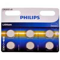 PHILIPS BATERIA CR2032 3V Litowa 6 sztuk zestaw