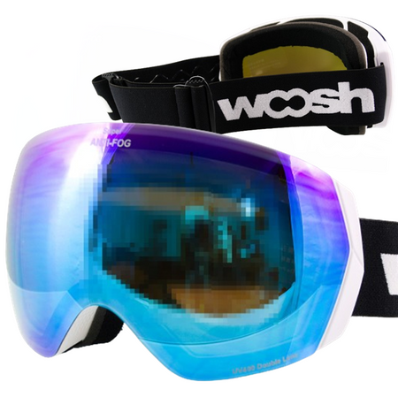GOGLE NARCIARSKIE GOGLE SNOWBOARDOWE REVO SHIFT NIEPARUJĄCE UV400
