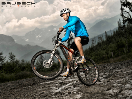 SPODNIE DŁUGIE LEGINSY rowerowe DAMSKIE z WKŁADKĄ BRUBECK L