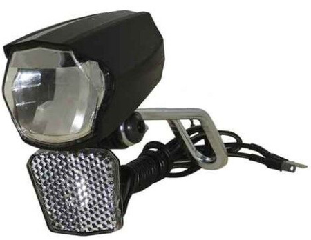 LAMPA ROWEROWA PRZEDNIA NA DYNAMO CZUJNIK ZMIERZCH