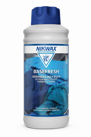 NIKWAX BaseFresh Płyn Pielęgnujący Bielizna Termoaktywna Odświeżacz 1 Litr