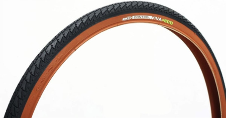 CST CONTROL VIVA Opona 28x1,75 RETRO BRĄZOWY BOK