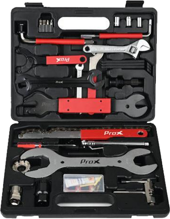 ZESTAW NARZĘDZI PROX ZESTAW KLUCZY ROWEROWYCH WALIZKA 26 ELEMENTÓW