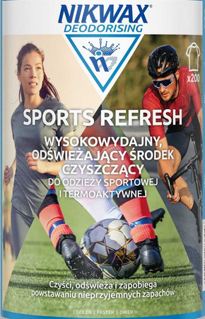 NIKWAX Sports Refresh 1L Płyn Do Prania Odzieży Sportowej Termoaktywnej