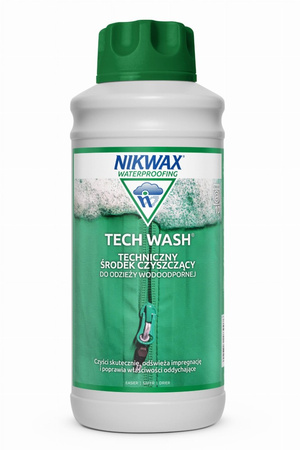 NIKWAX Tech Wash Płyn do Prania Membrany Gore-Tex Odzieży Outdoor 1 Litr
