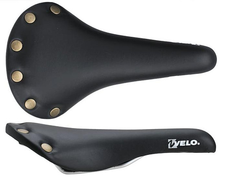 Siodełko Rowerowe Retro FIX Ostre Koło VELO Czarne