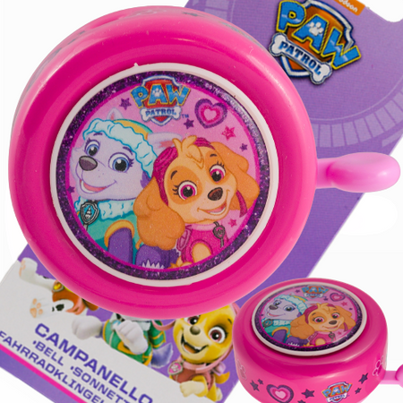 DZWONEK DO ROWERU PSI PATROL DZWONEK ROWEROWY SKYE EVEREST Różowy 55mm