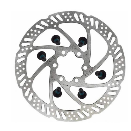 TARCZA HAMULCOWA 160MM TEKTRO + 6 Śrub Tarcza Hamulcowa Do Roweru