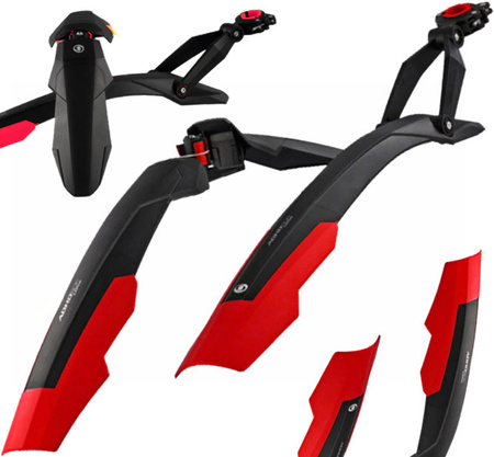 Zestaw Błotników 27,5 / 29" Błotniki SIMPLA ADHD SDL Komplet 27,5/29" RED