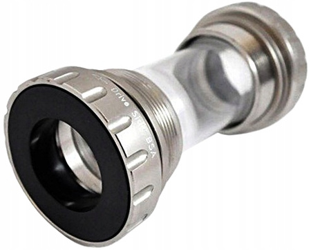 NECO B401 Suport Hollowtech II Deore (24/24mm FSA/SHIMANO) BSA SREBRNY