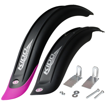 BŁOTNIKI DO ROWERÓW DZIECIĘCYCH 20" SIMPLA KIDO SDL RÓŻOWE