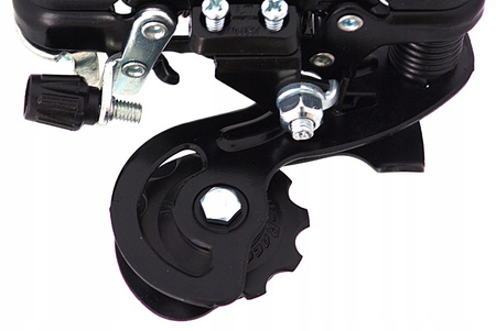 SUNRACE przerzutka tylna 7/6 biegów ŚRUBA krótka