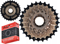 Wolnobieg 8-rzędowy 13-28T Nakręcany PROX Brązowy