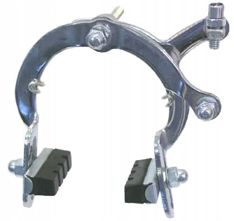 HAMULEC SZCZĘKOWY STAL TYŁ 63-93 mm Z KLOCKAMI