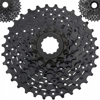 KASETA 9 rzędowa 11-36T SUNRACE CZARNA MOCNA LEKKA