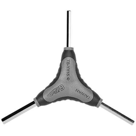 KLUCZE IMBUSOWE SuperB ZESTAW IMBUSY 4/5/6mm TYP Y Stal S2 Hartowana