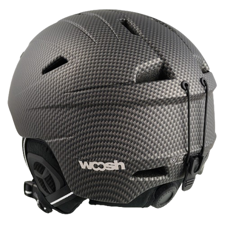 KASK NARCIARSKI KASK SNOWBOARDOWY carbon matowy XL +GRATIS