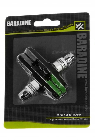 BARADINE KLOCKI HAMULCOWE V-BRAKE 960V GREEN 72mm