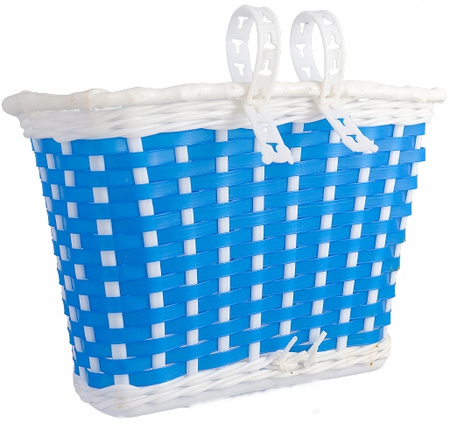 Plastikowy koszyk na rower dziecięcy KOKARDKA