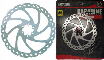 TARCZA HAMULCOWA 160MM + 6 śrub T25 BARADINE DB-01