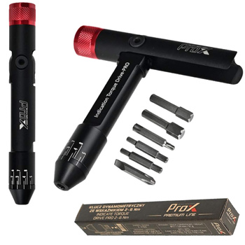 Klucz Dynamometryczny Rowerowy Nastawny 2-6Nm PROX Premium Line 7 Części