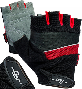 RĘKAWICZKI ROWEROWE KRÓTKIE BEZ PALCÓW ŻELOWE S