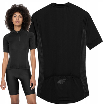 Koszulka rowerowa damska 4F F177 czarna XL