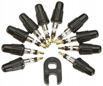 CONTINENTAL WKŁAD WENTYLA PRESTA 10 szt. + KLUCZYK