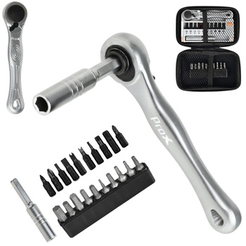 Multitool PROX Zestaw Kluczy Rowerowych GRZECHOTKA KIESZONKOWA 105MM KIT-15
